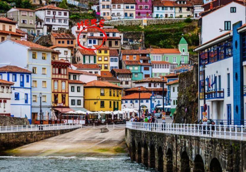 Casa De Pescadores Con Vistas Al Mar Cudillero Eksteriør bilde